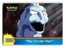 2000 Topps Pokemon Card OR4 The Crystal Onix LP - Image 1