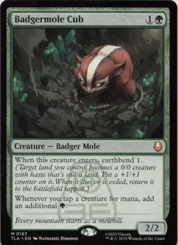 Badgermole Cub M Avatar: The Last Airbender 167 NM MTG - Image 1