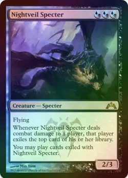 1 x Nightveil Specter - Foil - Gatecrash - LP - MTG - Image 1