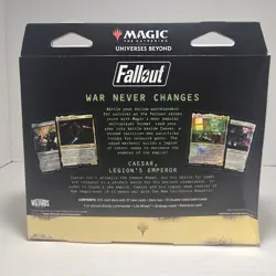 Magic The Gathering UNIVERSES BEYOND HAIL CAESAR Fallout Commander Deck New - Image 2