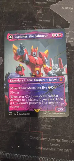 MtG Cyclonus, the Saboteur (Shattered Glass) - Image 1