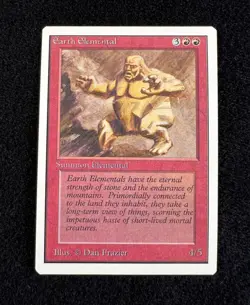 Earth Elemental Unlimited Magic The Gathering MTG NM - Image 1