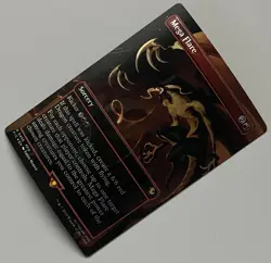 MTG Final Fantasy Commander Mega Flare Sorcery RARE FOIL #0456 - Image 3