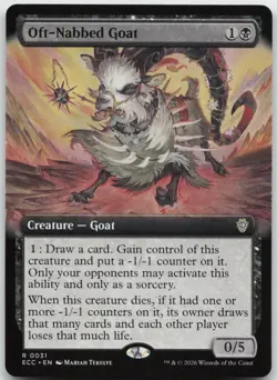 Oft-Nabbed Goat (Extended Art) R Commander: Lorwyn Eclipsed 31 NM - Image 1