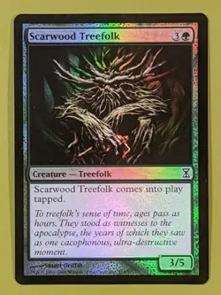 FOIL Scarwood Treefolk x1 Time Spiral 1x Magic the Gathering MTG - Image 1