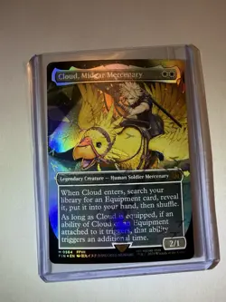 Cloud, Midgar Mercenary (Borderless) (Chocobo Track Foil) - Image 1