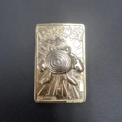1999 burger king pokemon gold cards poliwhirl - Image 1