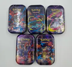 Pokemon TCG Mega Heroes Mini Tin Assorted Mega Evolution Brand New Sealed - Image 1