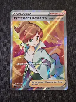 Professor's Research Juniper SWSH152 Black Star Promo Pokemon Trainer - Image 1