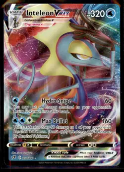 2020 Sword & Shield - Rebel Clash Inteleon VMAX VMAX/Rare Holo VMAX #50 - Image 1