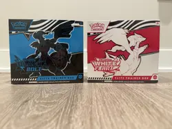 Pokemon Scarlet & Violet: White Flare ETB + Black Bolt ETB Lot!! SEALED|NEW|MINT - Image 1