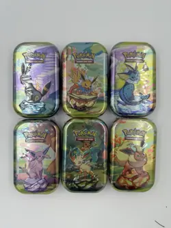 Pokemon Prismatic Evolutions Mini Tins 6x Brand New Sealed - Image 1