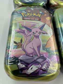 Pokemon Prismatic Evolutions Mini Tins 6x Brand New Sealed - Image 2
