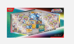 Pokemon TCG Prismatic Evolutions Lucario Ex + Tyranitar Ex Premium Collection - Image 1