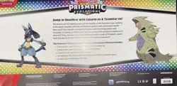 Prismatic Evolutions Pokemon TCG Lucario & Tyranitar Sam's Club Exclusive New - Image 2