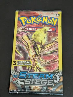 Pokemon TCG XY Steam Siege 3-Card Mini Booster Pack Art Pack XY - Image 1