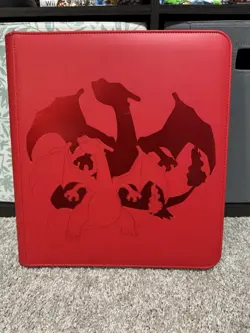 Ultra Pro ZIP PRO BINDER 12-Pocket ELITE POKEMON CHARIZARD - Used - Image 1