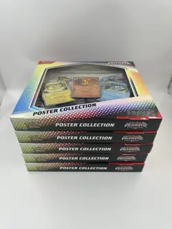 Pokemon TCG Prismatic Evolutions Poster Collection Box x5 Brand New Sealed - Image 2