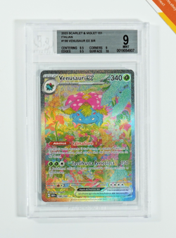 Pokemon BGS 9 Venusaur Ex #198 151 Special Illustration Rare 2023 Italiano - Image 1