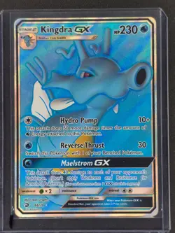 Kingdra GX (Full Art) #66/70 Pokemon Dragon Majesty 2018 NM 🔥 - Image 3