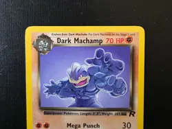 Pokemon Dark Machamp 27/82 Team Rocket Vintage WOTC Rare Non-Holo - Image 3