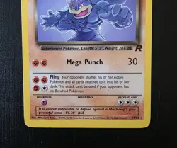 Pokemon Dark Machamp 27/82 Team Rocket Vintage WOTC Rare Non-Holo - Image 4