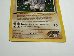 Pokemon TCG Brock's Rhydon Gym Heroes 2/132 Holo 1st Edition - Image 5