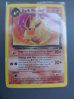Pokemon - Team Rocket - Dark Flareon 35/82 - Uncommon LP - Image 1
