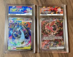ACE 10 Pokemon TCG Mega Charizard X ex 023 & Oricorio ex 024 UPC Promo - Image 1