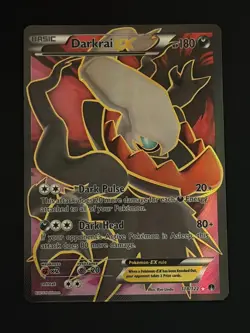 Pokemon TCG Darkrai EX 118/122 Full Art Ultra Rare XY BreakPoint - Image 1