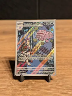 Pokemon TCG: Team Rockets Weezing 199/182 - SV Destined Rivals IR - NM - Image 1