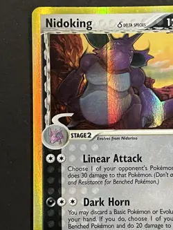 2006 Pokemon Ex Dragon Frontiers Nidoking Holo & Nidoqueen Rev Holo Lot Of 2 - Image 2