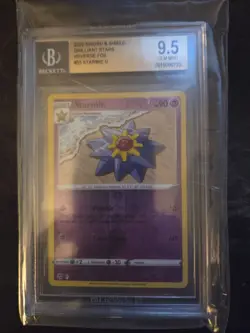 2022 Pokemon Sword & Shield Starmie U Reverse Foil - BGS 9.5 GEM MINT - Image 1