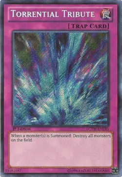 Yugioh! HP Torrential Tribute - LCYW-EN180 - Secret Rare - Unlimited Edition Hea - Image 1