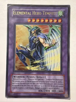 Elemental HERO Tempest EEN-EN034 YuGiOh Elemental Energy - Image 1