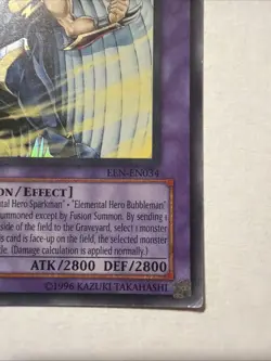Elemental HERO Tempest EEN-EN034 YuGiOh Elemental Energy - Image 4