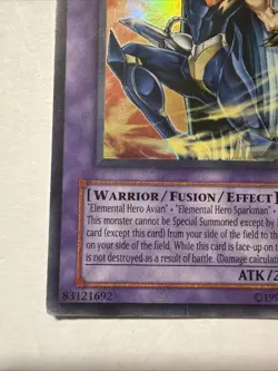 Elemental HERO Tempest EEN-EN034 YuGiOh Elemental Energy - Image 5