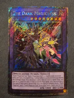 The Dark Magicians RA04-EN053 1st Edition Yu-Gi-Oh! Platinum Secret Rare NM - Image 1