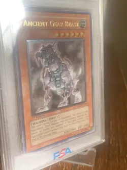 Yugioh! PSA 10 Ancient Gear Beast (TLM-EN007) Ultimate Rare - 1st Edition - Image 3
