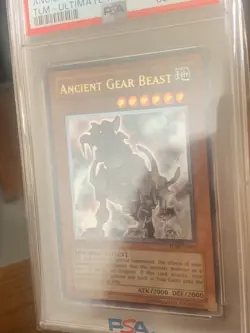 Yugioh! PSA 10 Ancient Gear Beast (TLM-EN007) Ultimate Rare - 1st Edition - Image 4