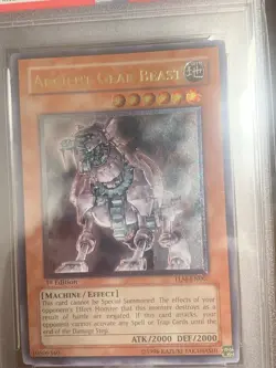 Yugioh! PSA 10 Ancient Gear Beast (TLM-EN007) Ultimate Rare - 1st Edition - Image 5