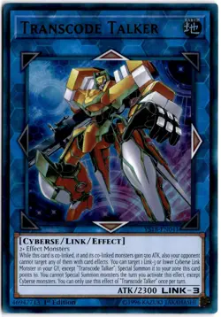 Transcode Talker 1st Edition Ultra Rare YS18 YS18-EN041 LP - Image 1