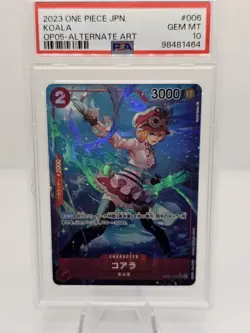 Koala Alt Art One Piece Awakening of the New Era OP-05 English Op05-006 PSA 10 - Image 1