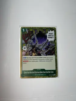 Demon Aura Nine Sword Style Asura Blades Drawn Dead Man's Game OP12-037 R - Image 1