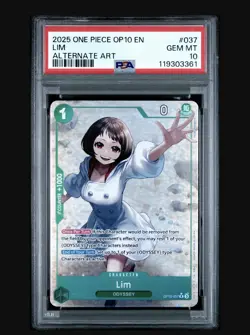 2025 One Piece Lim Alternate Art Rare OP10-037 PSA 10 - Image 1