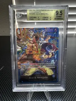 Ace & Newgate St22-001 One piece TCG English Starter Deck BGS 9.5 - Image 1
