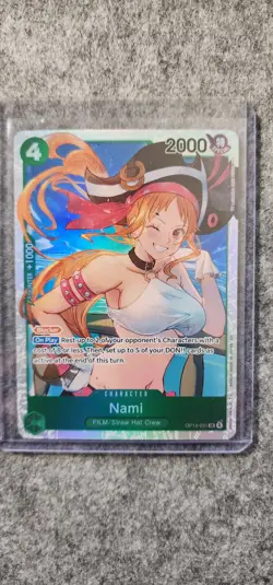 🔥🔥🔥 Nami OP14-031 (SR) The Azure Sea’s Seven One Piece TCG English 🔥🔥🔥 - Image 1