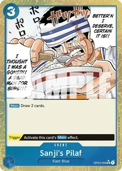 One Piece TCG Foil - Sanji's Pilaf (Textured Foil) - 01 / NM / English - Image 1