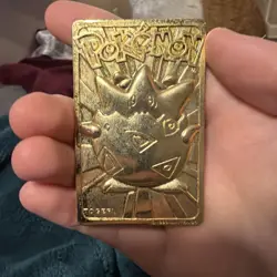 Pokemon 23K Gold Plated Trading Card | Togepi | Burger King Edition - Image 1