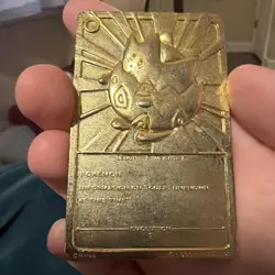 Pokemon 23K Gold Plated Trading Card | Togepi | Burger King Edition - Image 3